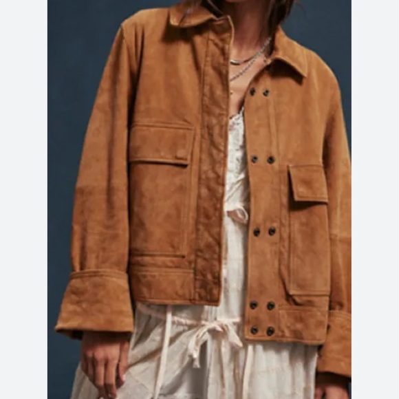 Free People Jackets & Blazers - Women's Free People Suzy Suede Jacket. Impossible to find ANYWHERE!!